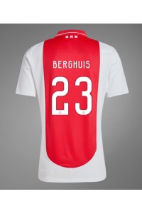 Fotbalové Dres Ajax Steven Berghuis #23 Domácí Oblečení 2024-25 Krátký Rukáv